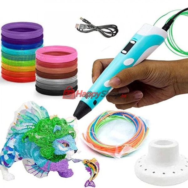 3D PEN писалка за рисуване и моделиране